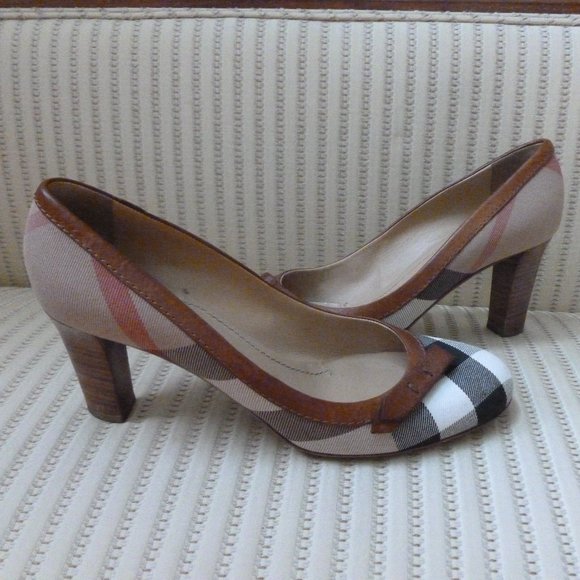 Burberry Shoes - Burberry Nova Check Pumps Heels